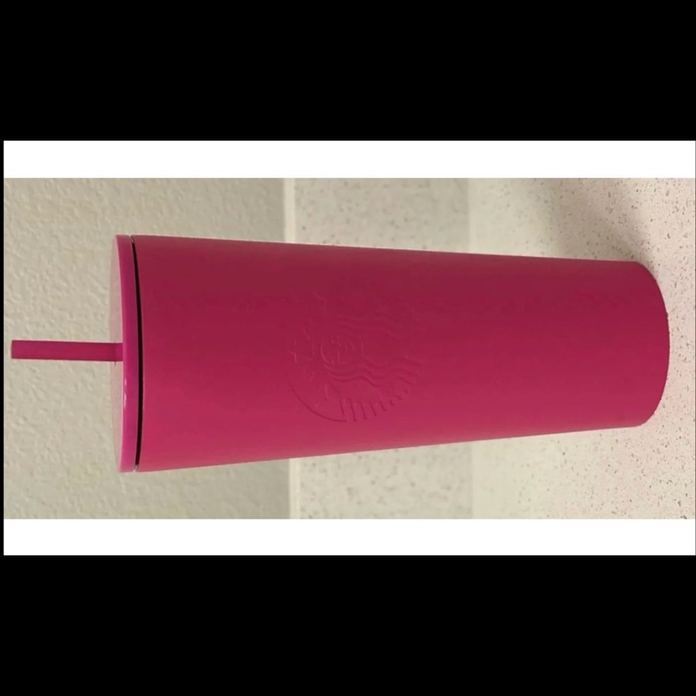 Very Rare Starbucks Hot Pink Barbie Tumbler